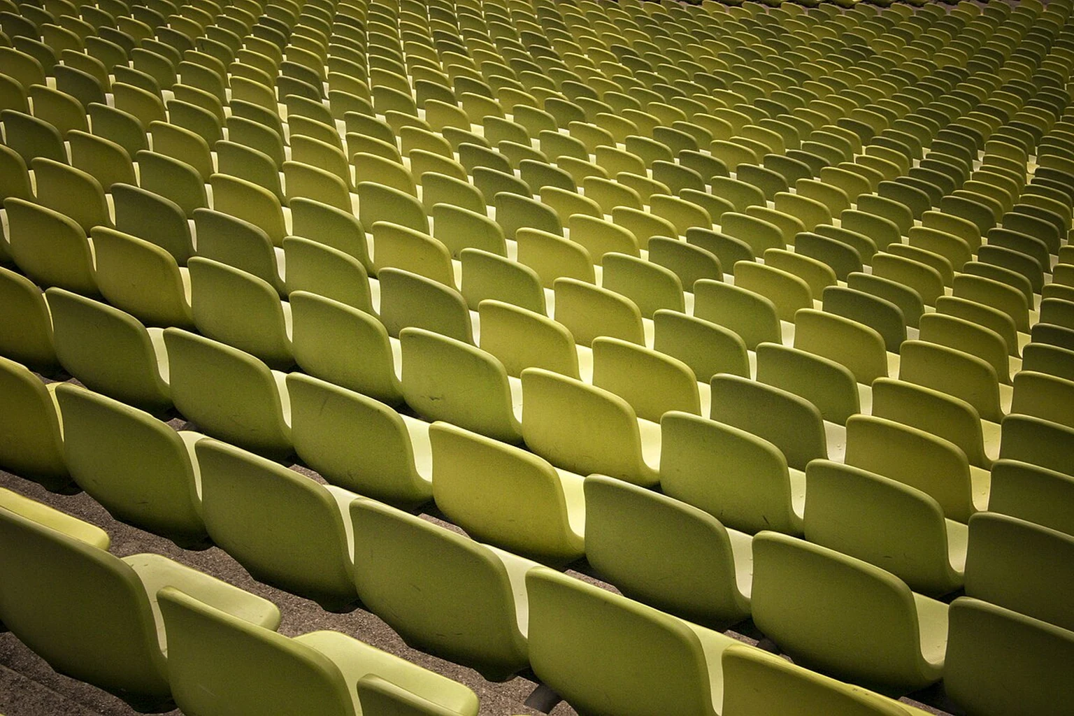 Vue d’un stade de football vide